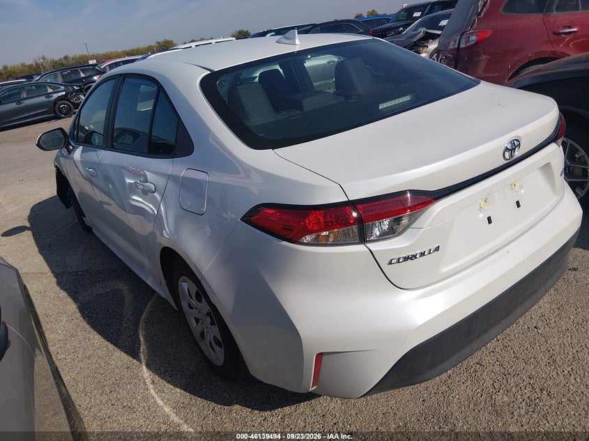 Vin: 5yfb4mde6tp420382, lot: 46639228, toyota corolla le 20263