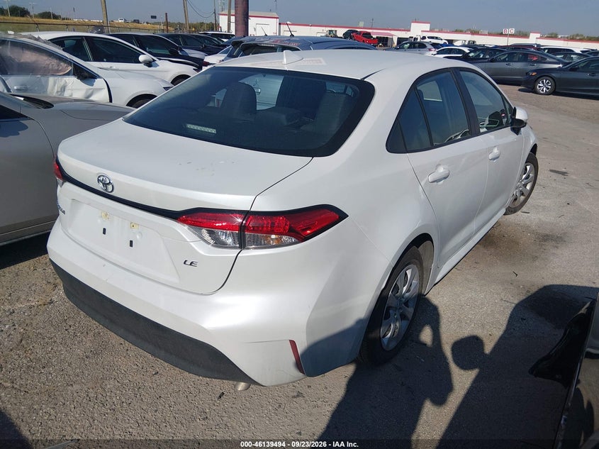 Vin: 5yfb4mde6tp420382, lot: 46639228, toyota corolla le 20264