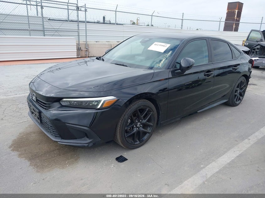 Vin: 2hgfe2f56nh529077, lot: 46639237, honda civic sport 20222