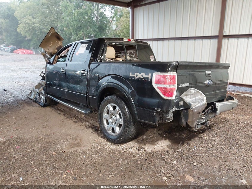 Vin: 1ftfw1et0dfc24311, lot: 46639251, ford f-150 lariat 20133