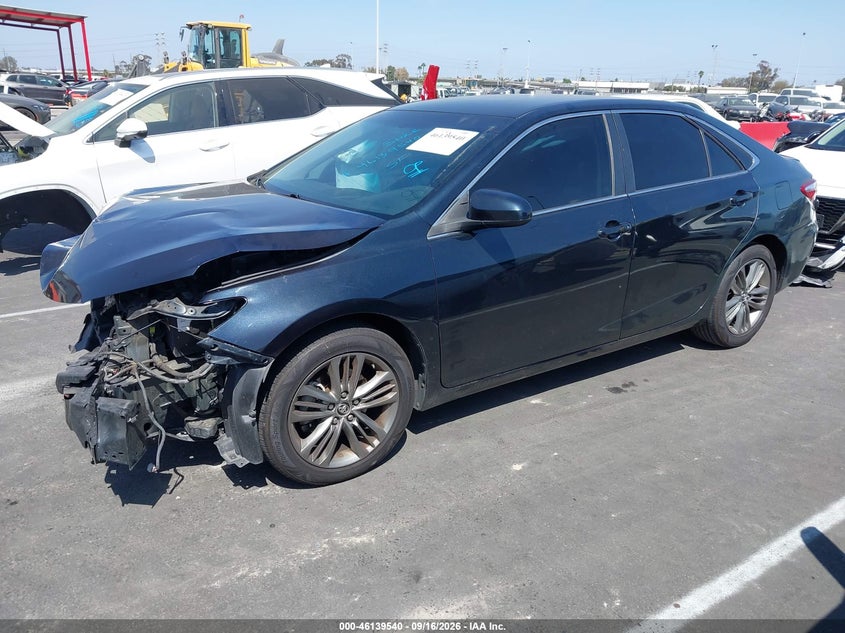 Vin: 4t1bf1fk9gu225909, lot: 46639274, toyota camry se 20162