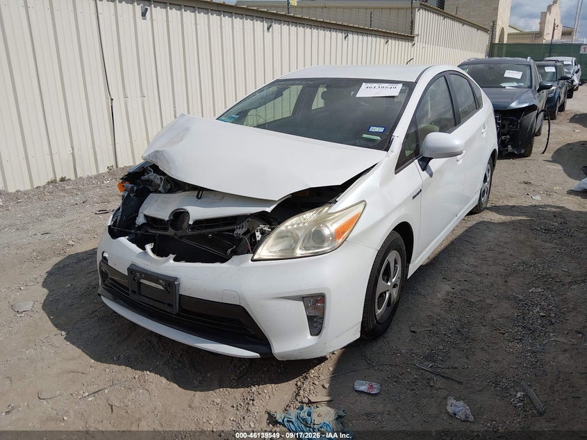 Vin: jtdkn3du0f0395847, lot: 46639283, toyota prius three 20152