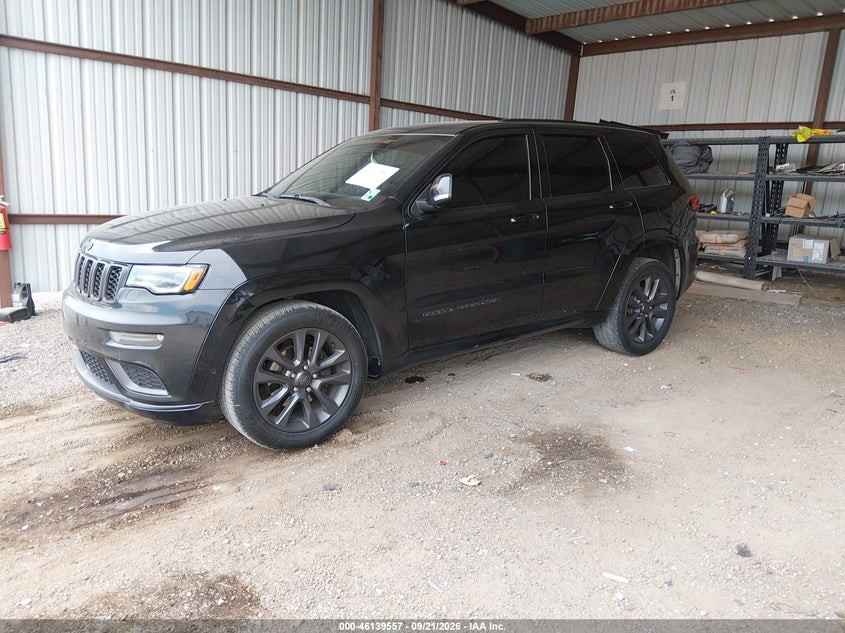 Vin: 1c4rjecg2jc145034, lot: 46639291, jeep grand cherokee high altitude 4x2 20182