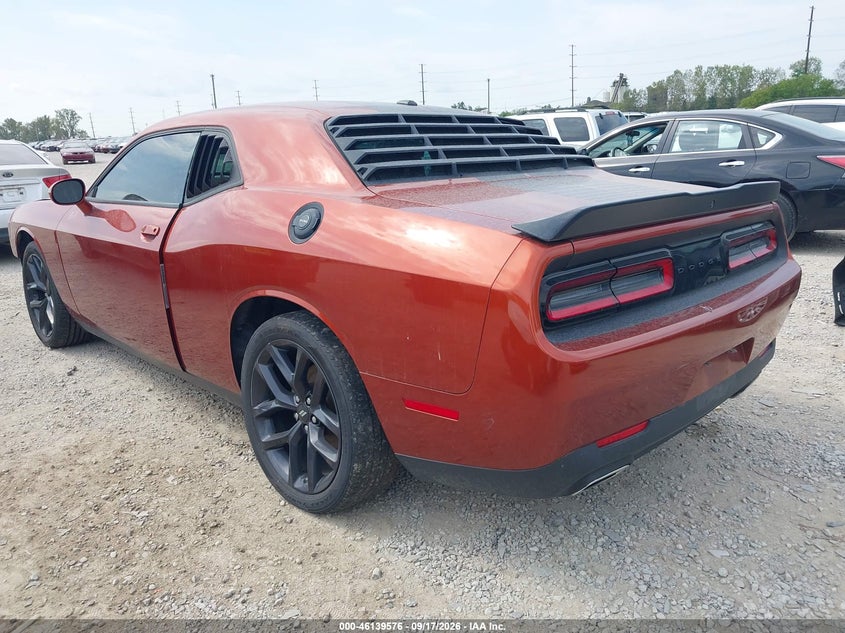 Vin: 2c3cdzagxnh200215, lot: 46639310, dodge challenger sxt 20223