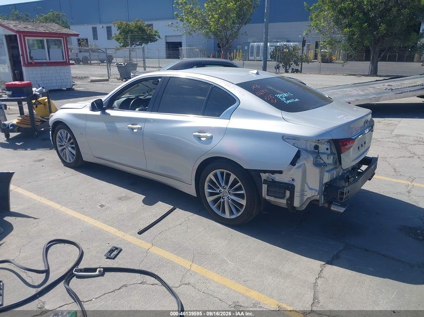 Vin: jn1ev7ap1km517415, lot: 46639329, infiniti q50 3.0t luxe 20193