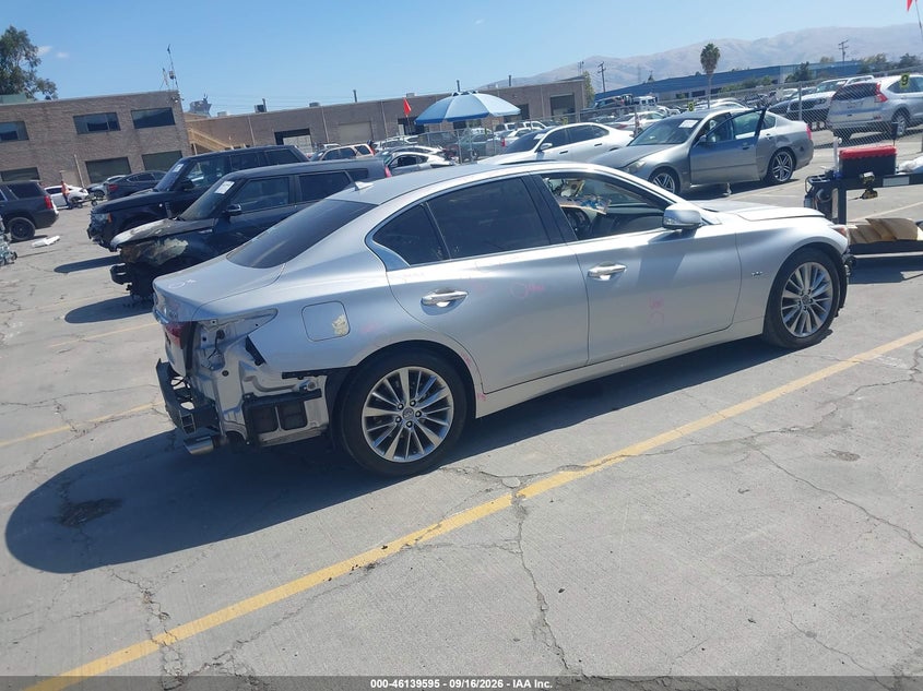 Vin: jn1ev7ap1km517415, lot: 46639329, infiniti q50 3.0t luxe 20194
