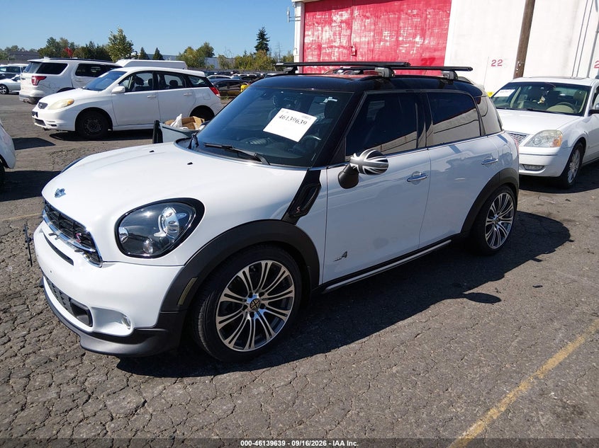 Vin: wmwzc5c50fwp47684, lot: 46639373, mini countryman cooper s 20152