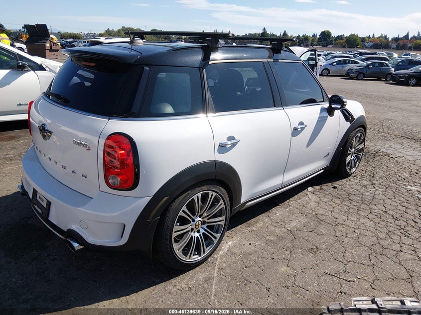 Vin: wmwzc5c50fwp47684, lot: 46639373, mini countryman cooper s 20154