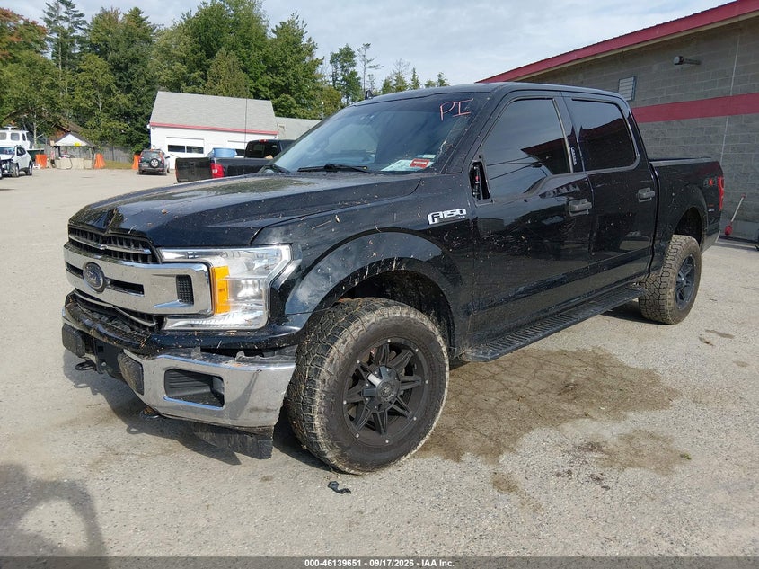 Vin: 1ftew1e55jfe33374, lot: 46639385, ford f-150 xlt 20182