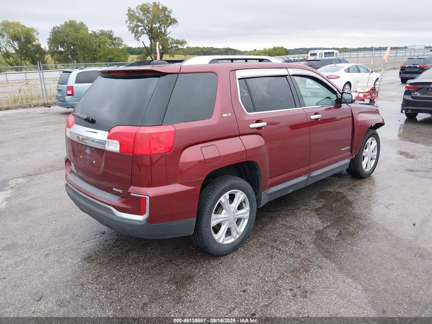 Vin: 2gkfluek3g6245433, lot: 46639421, gmc terrain slt 20164