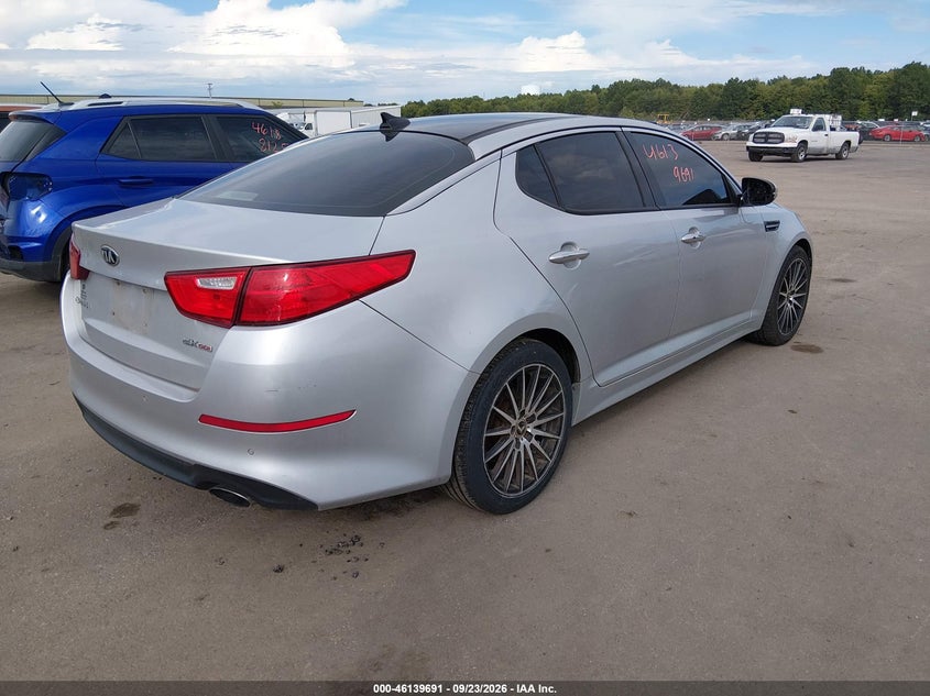 Vin: 5xxgn4a78eg265662, lot: 46639426, kia optima ex 20144