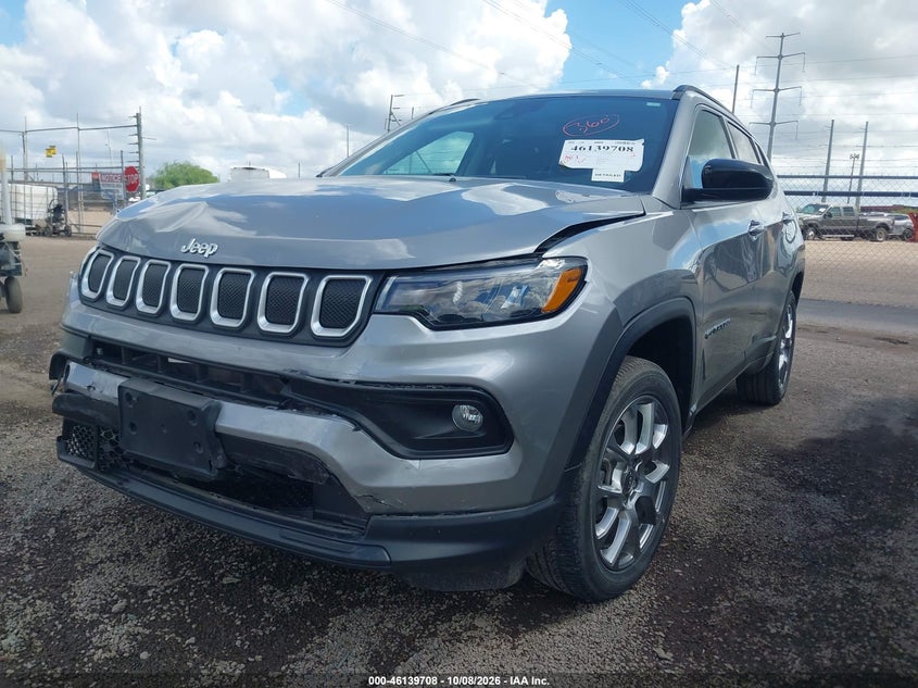 Vin: 3c4njdfbxnt150128, lot: 46639442, jeep compass latitude lux 4x4 20222