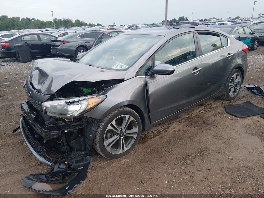 Vin: knafz4a84g5529229, lot: 46639463, kia forte ex 20162