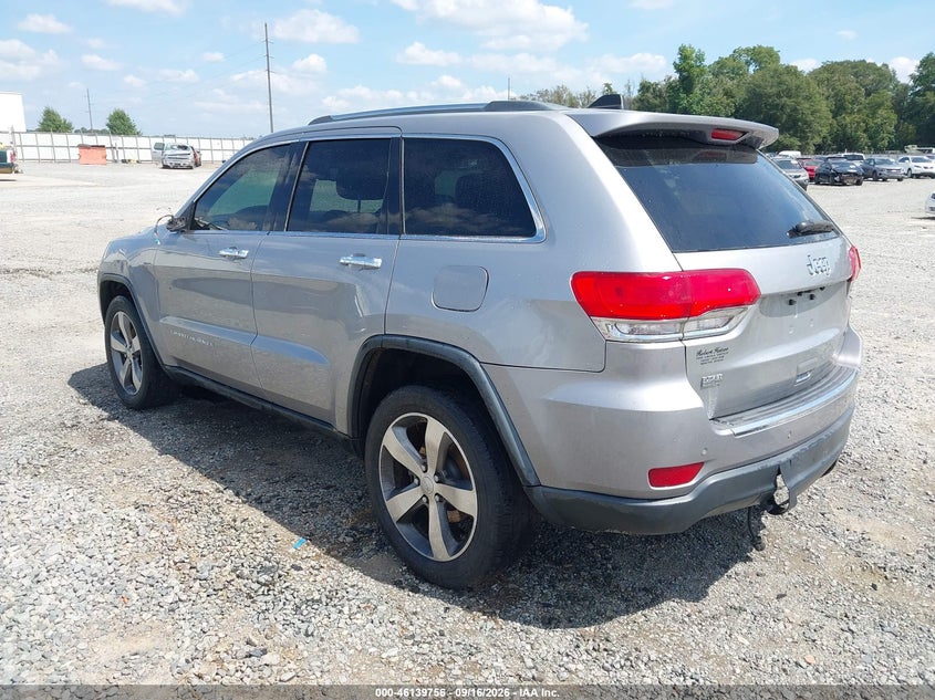 Vin: 1c4rjebg5fc700759, lot: 46639490, jeep grand cherokee limited 20153