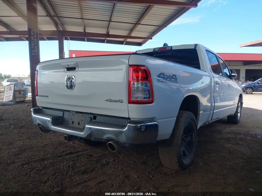 Vin: 1c6srfmt6mn702068, lot: 46639520, ram 1500 big horn  4x4 6'4 box 20214