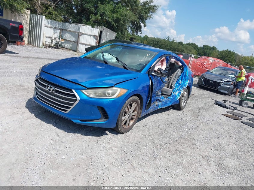 Vin: kmhd84lf1hu410288, lot: 46639555, hyundai elantra se 20172