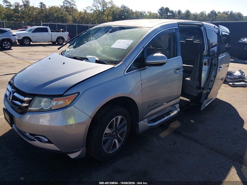Vin: 5fnrl5h99gb009113, lot: 46639588, honda odyssey touring/touring elite 20162