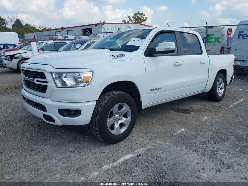 Vin: 1c6rrffg0kn674859, lot: 46639596, ram 1500 big horn/lone star  4x4 5'7 box 20192