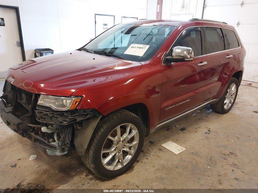 Vin: 1c4rjfjm3ec310058, lot: 46639631, jeep grand cherokee summit 20142