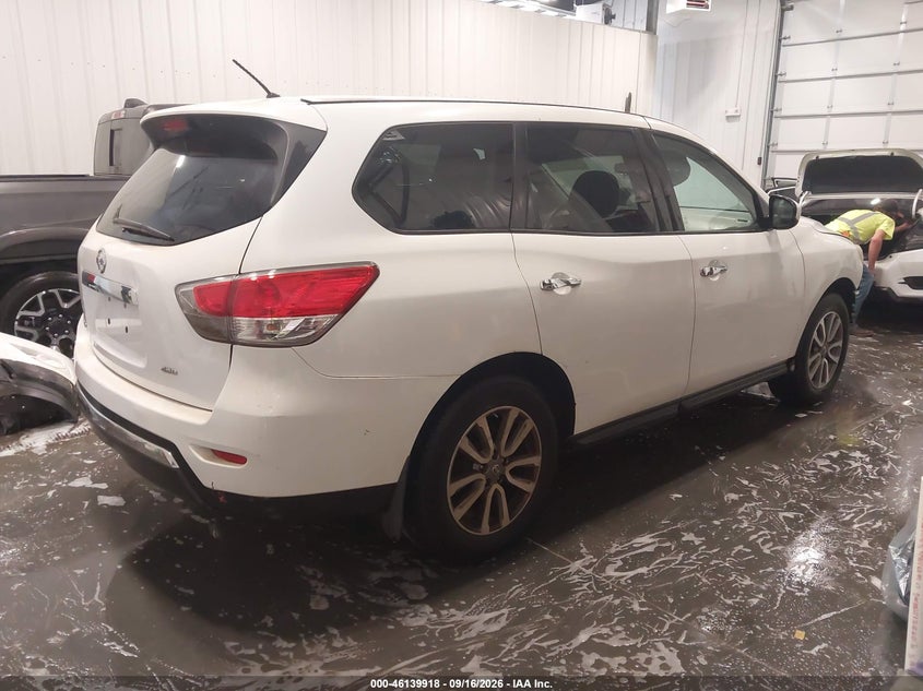Vin: 5n1ar2mm6ec632120, lot: 46639652, nissan pathfinder s 20144