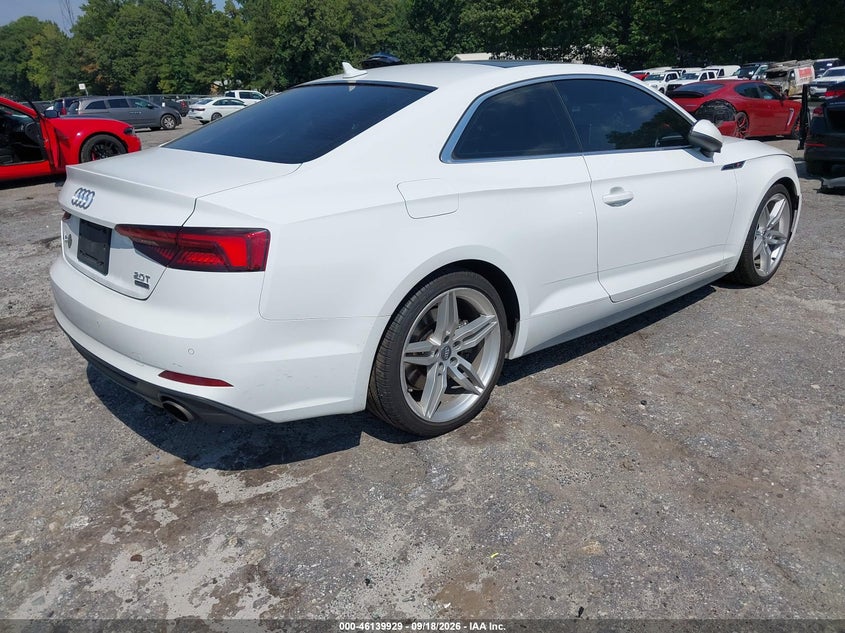 Vin: wautnaf55ja020101, lot: 46639663, audi a5 2.0t premium 20184