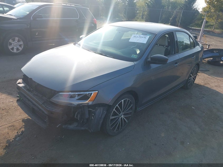 Vin: 3vwd17aj5gm249770, lot: 46639670, volkswagen jetta 1.8t sport 20162