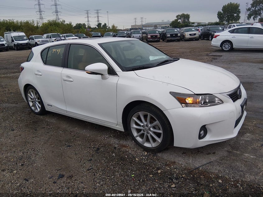 LEXUS CT 200H 2013 VIN JTHKD5BH6D2157487