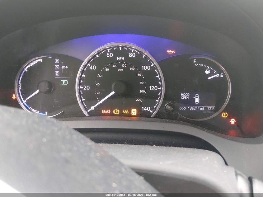 LEXUS CT 200H 2013 VIN JTHKD5BH6D2157487