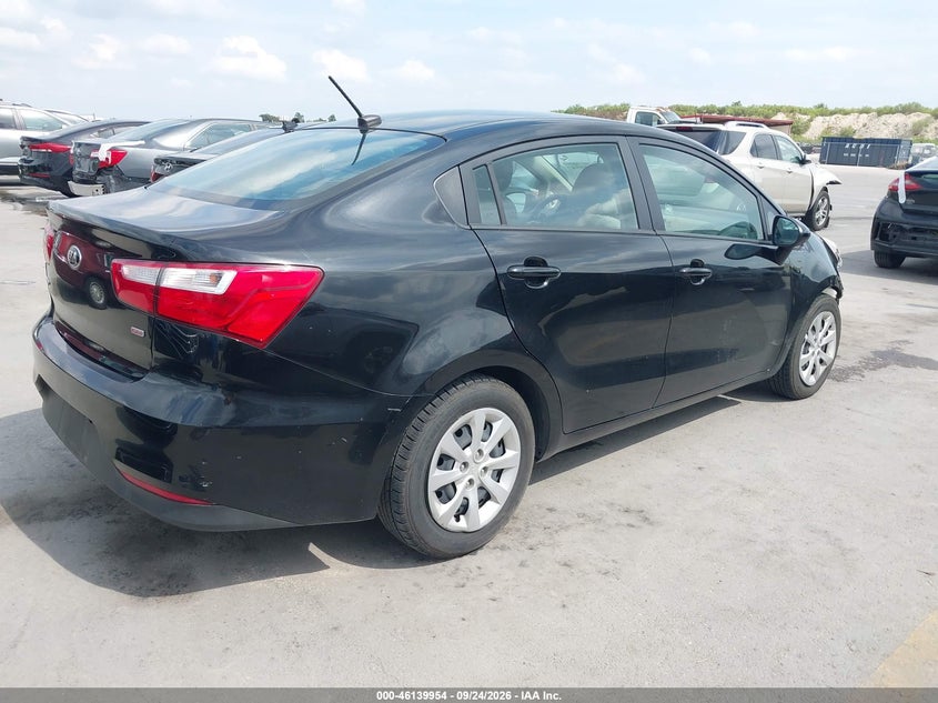 Vin: knadm4a31h6071641, lot: 46639688, kia rio lx 20174