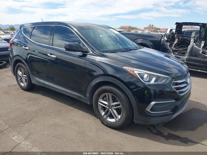 Vin: 5xyztdlb7jg551735, lot: 46639721, hyundai santa fe sport 2.4l 2018 img_1