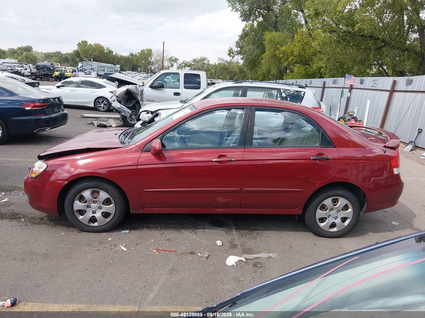 KIA SPECTRA 2009 VIN KNAFE221095609406