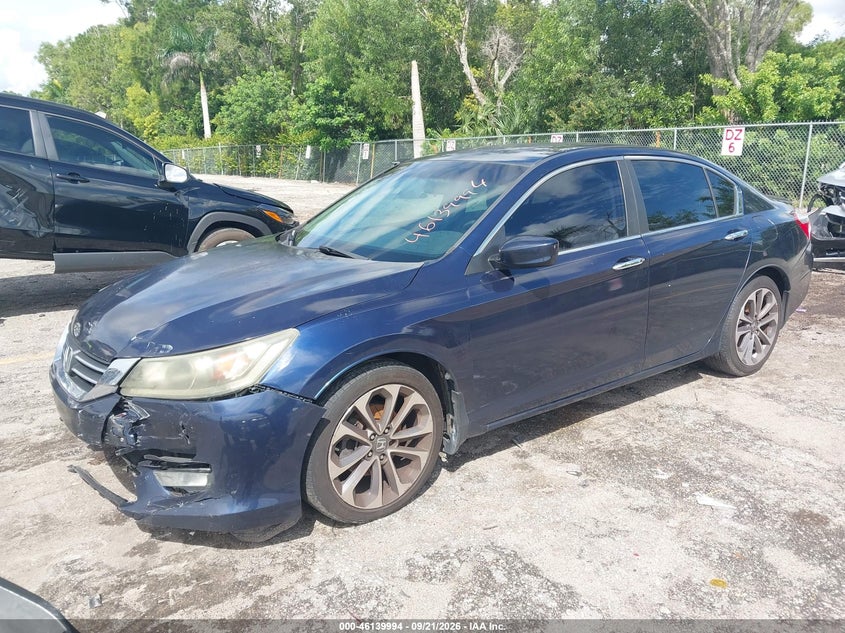Vin: 1hgcr2f51ea309061, lot: 46639728, honda accord sport 20142