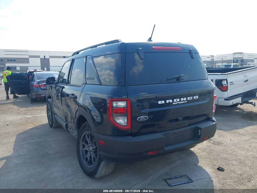 Vin: 3fmcr9b66pre20828, lot: 46639743, ford bronco sport big bend 20233