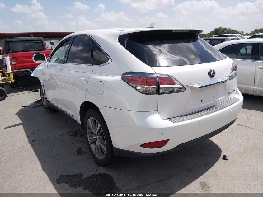 Vin: 2t2zb1ba9fc003261, lot: 46639748, lexus rx 450h 20153