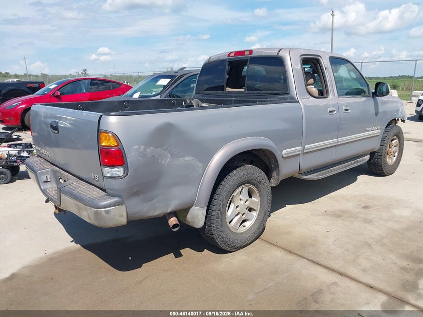 TOYOTA TUNDRA 2000 VIN 5TBRT3813YS084278