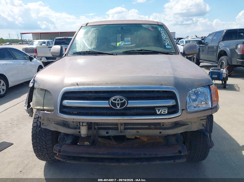 TOYOTA TUNDRA 2000 VIN 5TBRT3813YS084278
