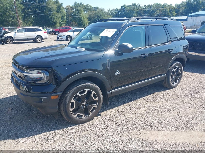 Vin: 3fmcr9c69rrf62737, lot: 46639770, ford bronco sport outer banks 20242