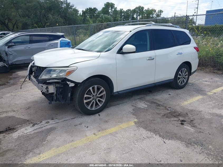 Vin: 5n1ar2mn9ec665055, lot: 46639779, nissan pathfinder platinum/s/sl/sv 20142