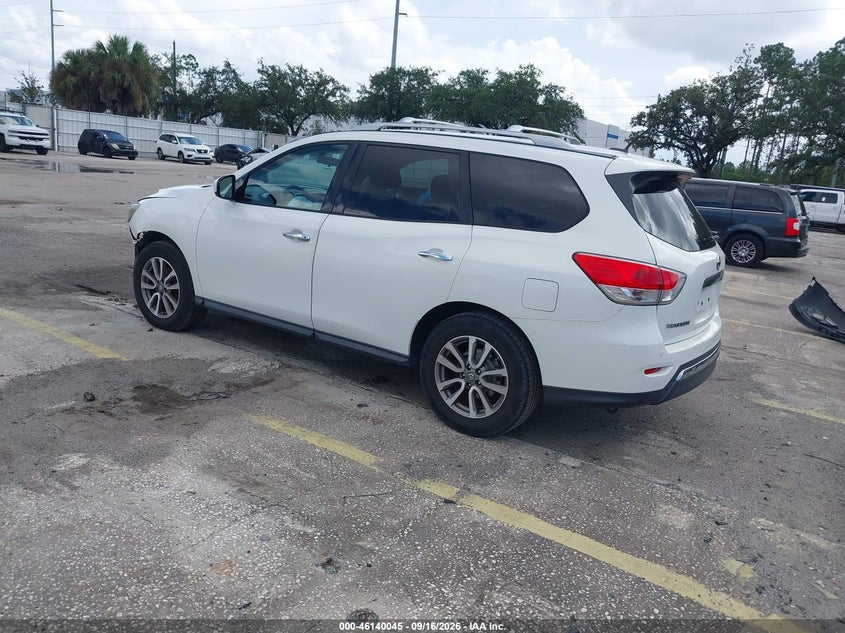 Vin: 5n1ar2mn9ec665055, lot: 46639779, nissan pathfinder platinum/s/sl/sv 20143