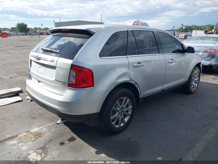 Vin: 2fmdk4kc5cba09575, lot: 46639802, ford edge limited 20124