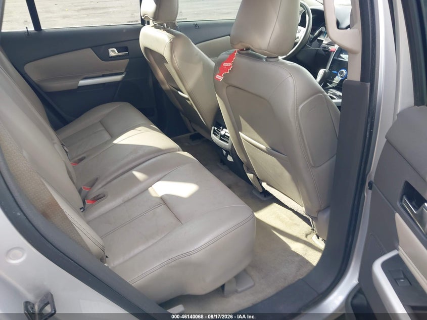FORD EDGE 2012 VIN 2FMDK4KC5CBA09575