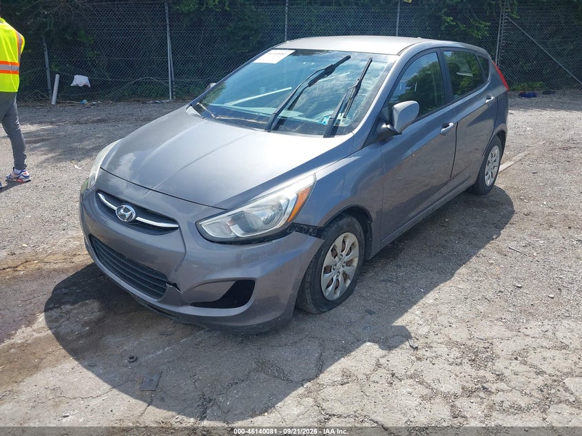 Vin: kmhct5ae3fu212383, lot: 46639815, hyundai accent gs 20152