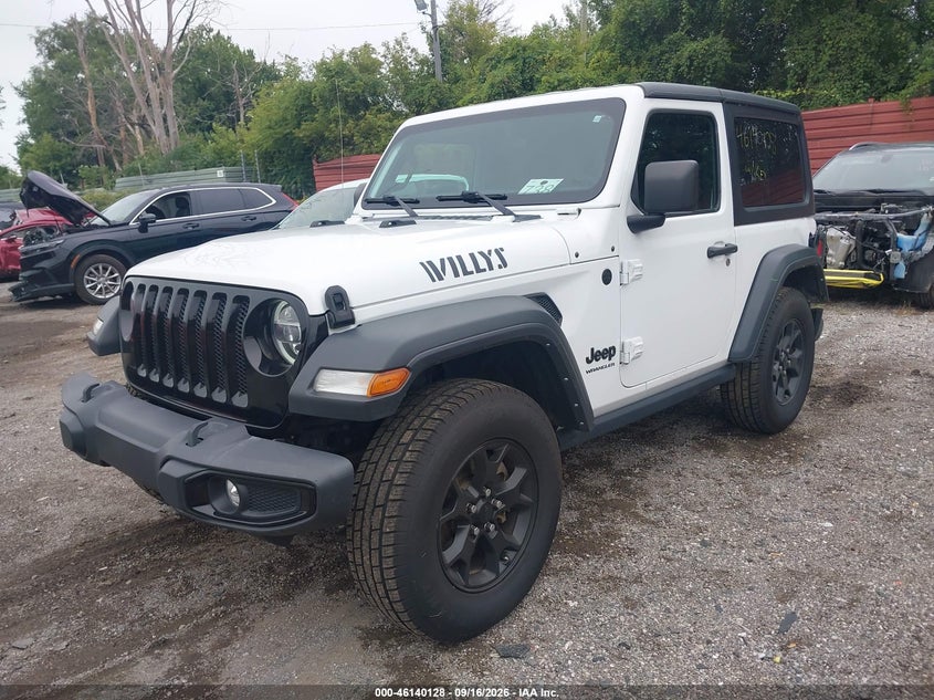 Vin: 1c4gjxag0mw819352, lot: 46639862, jeep wrangler sport 20212