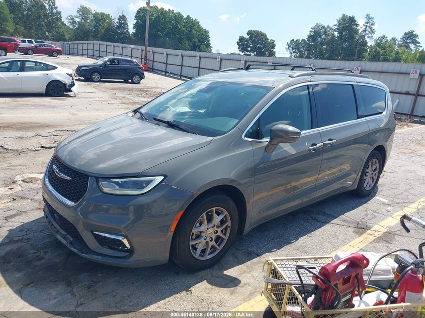 Vin: 2c4rc1bg5nr194584, lot: 46639870, chrysler pacifica touring l 20222