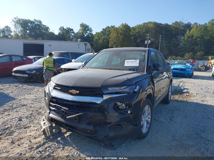 Vin: kl79mms24pb000077, lot: 46639917, chevrolet trailblazer fwd ls 20232