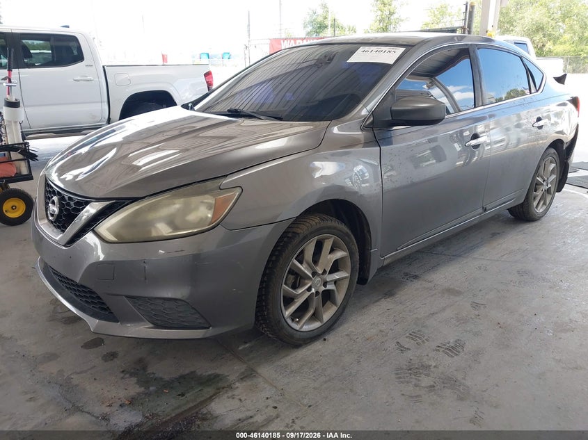 Vin: 3n1ab7ap6gy290539, lot: 46639919, nissan sentra s 20162