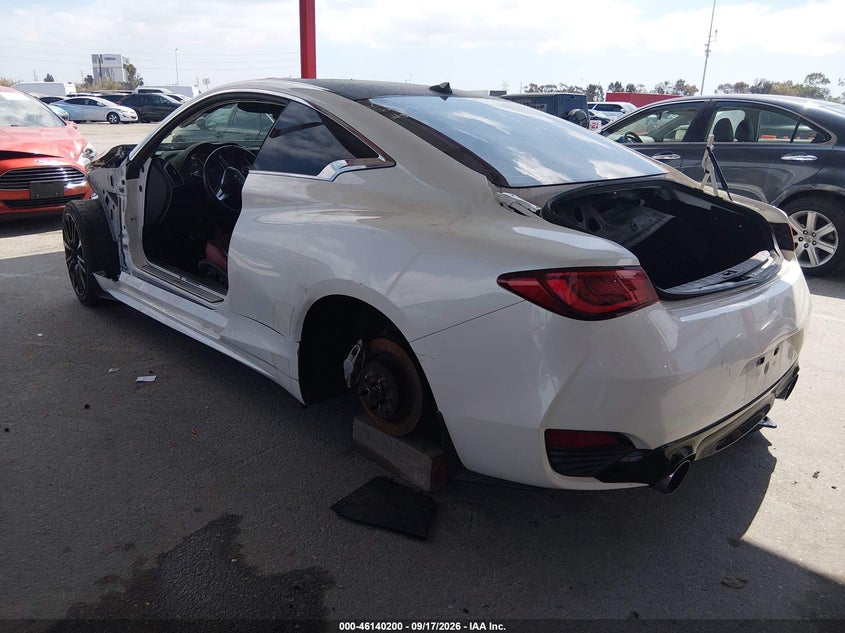 Vin: jn1ev7ek5hm363573, lot: 46639934, infiniti q60 3.0t sport 20173