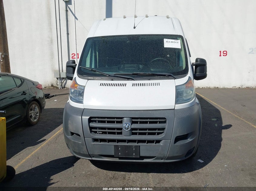 RAM PROMASTER 2500 2014 VIN 3C6TRVDD0EE131030
