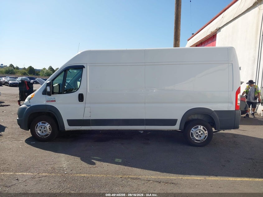 RAM PROMASTER 2500 2014 VIN 3C6TRVDD0EE131030