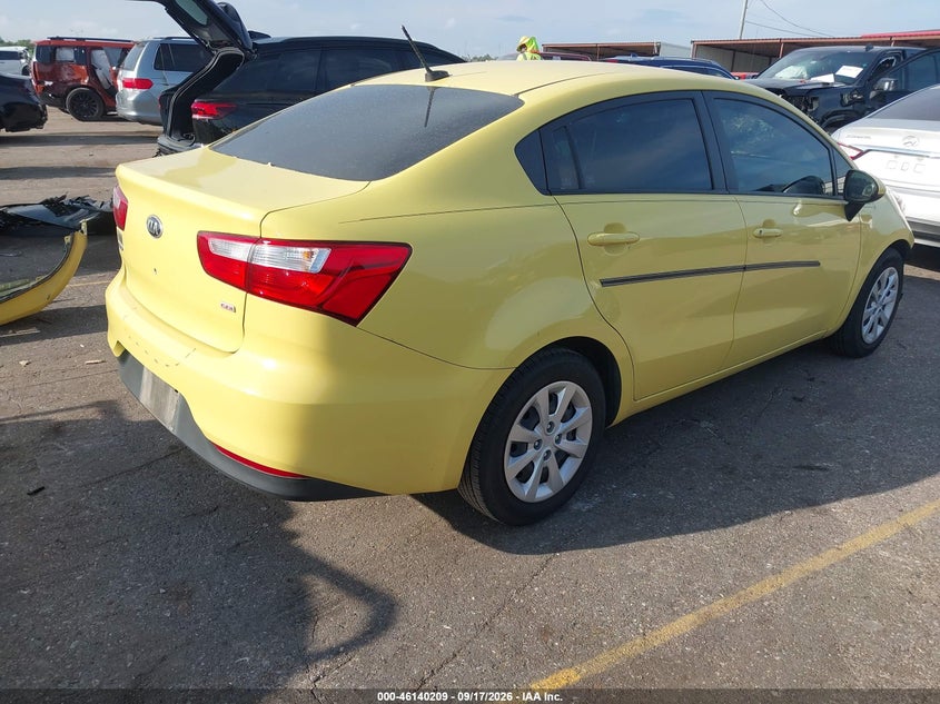 Vin: knadm4a30g6608059, lot: 46639943, kia rio lx 20164